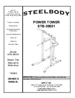 Impex SteelBody STB-98501 Owner'S Manual preview