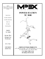 Impex TC 3000 Owner'S Manual preview