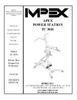 Impex TC-3001 Owner'S Manual preview