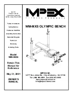 Impex WM-MXS Owner'S Manual preview