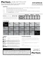 Preview for 2 page of Implus Perfect Fitness Ab-Strap Quick Start Manual