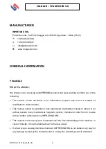 Preview for 4 page of Impresind Cold AIR FPA KITCHEN 5.0 Installation, Operation And Maintenance Instructions Manual