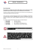 Preview for 5 page of Impresind Cold AIR FPA KITCHEN 5.0 Installation, Operation And Maintenance Instructions Manual