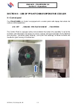 Preview for 19 page of Impresind Cold AIR FPA KITCHEN 5.0 Installation, Operation And Maintenance Instructions Manual