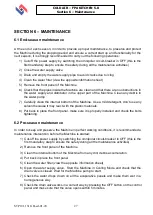 Preview for 27 page of Impresind Cold AIR FPA KITCHEN 5.0 Installation, Operation And Maintenance Instructions Manual