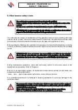 Preview for 28 page of Impresind Cold AIR FPA KITCHEN 5.0 Installation, Operation And Maintenance Instructions Manual