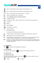 Preview for 22 page of Impresind ColdAIR FPA109 Use And Maintenance Instructions