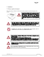 Preview for 13 page of Impresind Ray 1E Installation And Operating Instruction