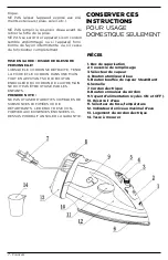 Предварительный просмотр 8 страницы impress M-36CR Use And Care Book Manual