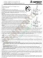 Предварительный просмотр 10 страницы IMPREST HENRY Assembly, Installation And Maintenance Manual