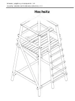 IMPREST Hochsitz Assembly, Installation And Maintenance Instructions предпросмотр