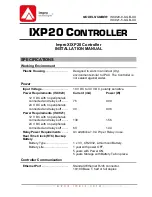 impro IXP20 Installation Manual preview