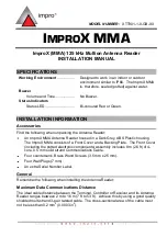 Preview for 1 page of impro XTT901-1-0-GB Series Installation Manual