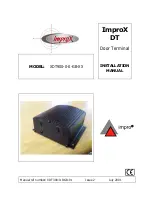 ImproX XDT900-0-0-GB-XX Installation Manual preview