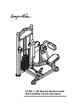 impulce 2 Back Extension IT8011B Assembly Instructions Manual preview