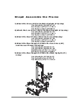 Preview for 9 page of impulce 2 Back Extension IT8011B Assembly Instructions Manual