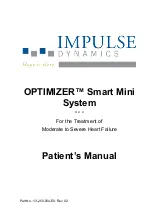 Предварительный просмотр 1 страницы Impulse Dynamics OPTIMIZER Smart Mini Patient Manual