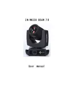 IMRELAX IM-MH230 BEAM 7R User Manual preview