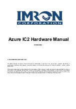 Imron Corporation Azure IC2 Hardware Manual preview