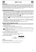 Preview for 3 page of ims PRO 200E FV CEL Manual