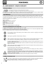 Предварительный просмотр 2 страницы ims PRO POWERMIG 200-4S Manual