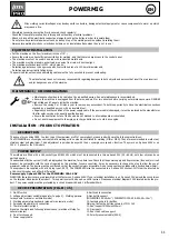 Предварительный просмотр 11 страницы ims PRO POWERMIG 200-4S Manual