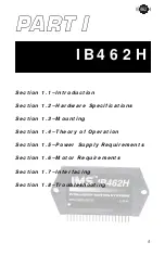 Предварительный просмотр 8 страницы IMS IB462H Operating Instructions Manual