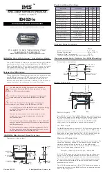 Предварительный просмотр 1 страницы IMS IB462He Quick Reference