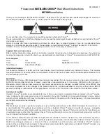 Preview for 2 page of IMS Installer's Choice IC71F Installation Instructions Manual