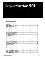 Preview for 1 page of IMS Powerduction 50L User Manual