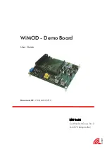 IMST WiMOD User Manual preview