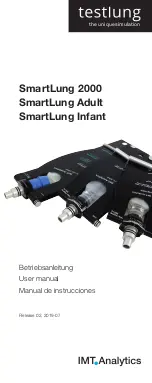 IMT Analytics SmartLung 2000 User Manual предпросмотр