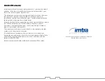 Предварительный просмотр 4 страницы Imtra LIM80110 Reference Manual