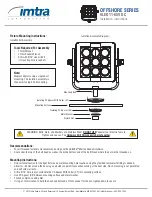 Preview for 4 page of Imtra OFFSHORE Series Installation Instructions Manual