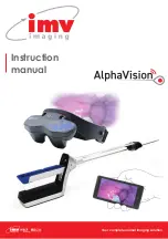 Предварительный просмотр 1 страницы IMV AlphaVision Instruction Manual