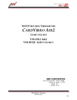 Предварительный просмотр 1 страницы IMV CardVibro Air2 User Manual