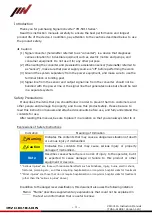 Preview for 3 page of IMV VM-5011A Instruction Manuals