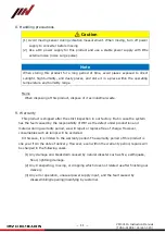 Preview for 11 page of IMV VM-5011A Instruction Manuals