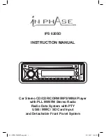 Preview for 1 page of In Phase 620SD Instruction Manual