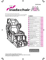 Inada Chair HCP-9101A Operating Instructions Manual preview