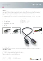 Preview for 4 page of Inakustik AC-1502 MKII Operation Manual