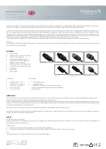 Preview for 4 page of Inakustik AC-2404 AIR Operation Manual