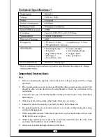 Preview for 4 page of Inalsa Fiesta lx Instruction Manual