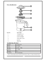 Предварительный просмотр 3 страницы Inalsa Frutilick Instruction Manual