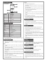 Preview for 2 page of Inalsa Jiffy Use & Care Manual