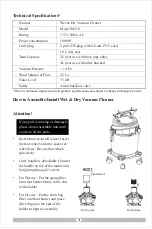 Preview for 4 page of Inalsa Micro WD10 Instruction Manual And Warranty Card