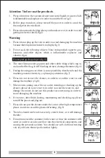 Preview for 6 page of Inalsa Micro WD10 Instruction Manual And Warranty Card