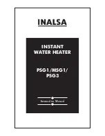 Preview for 1 page of Inalsa PSG1 Instruction Manual