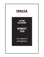 Preview for 1 page of Inalsa Robot 180 Instruction Manual