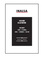 Inalsa ROBOT 220 Instruction Manual предпросмотр